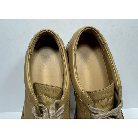 KOIO Capri Low Top Sneaker Brown Tan Lace Up Casual Mens Size 11 / 44 Shoes