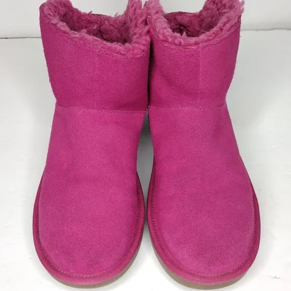 Kookaburra By Ugg Pink Star Mini Suede Girls Boots