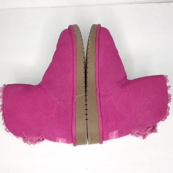 Kookaburra By Ugg Pink Star Mini Suede Girls Boots