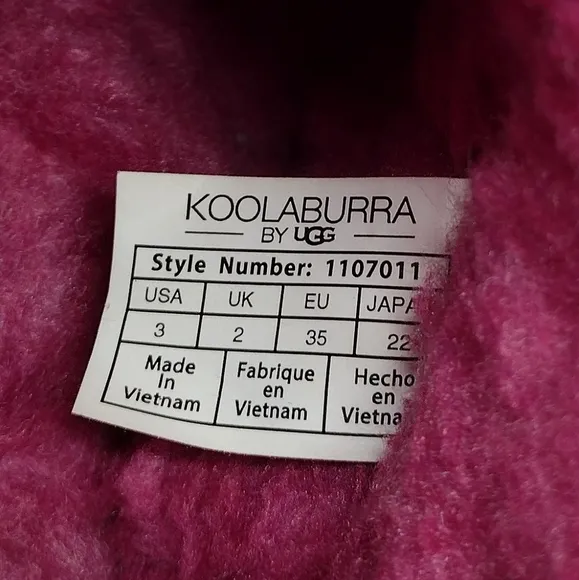 Kookaburra By Ugg Pink Star Mini Suede Girls Boots