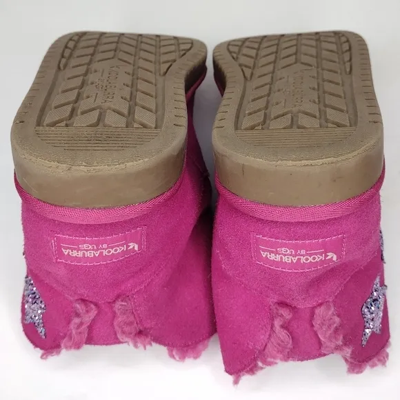 Kookaburra By Ugg Pink Star Mini Suede Girls Boots
