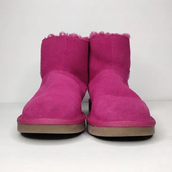 Kookaburra By Ugg Pink Star Mini Suede Girls Boots