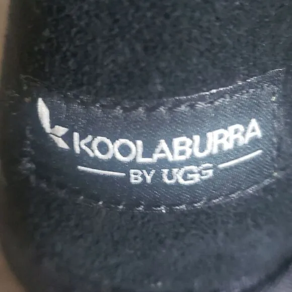 KOOLABURRA BY UGG Womens REMLEY 1105792 Black Suede Buckle Boots Size 6