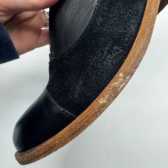 Kork-Ease Niseda Black Leather Shoes Size 6