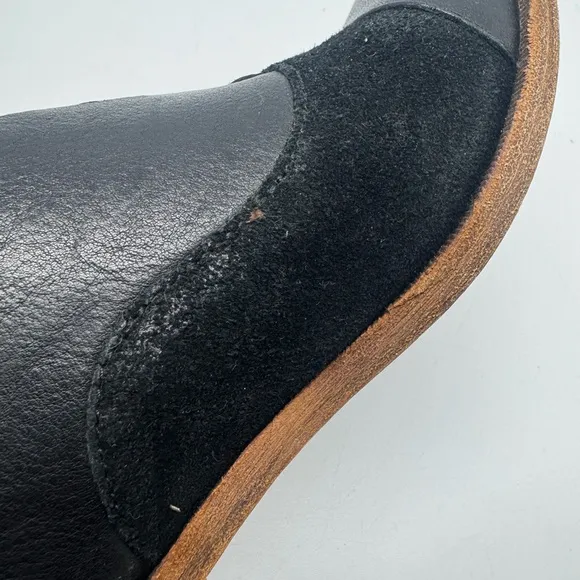 Kork-Ease Niseda Black Leather Shoes Size 6