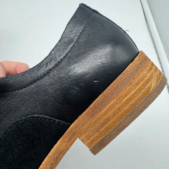 Kork-Ease Niseda Black Leather Shoes Size 6