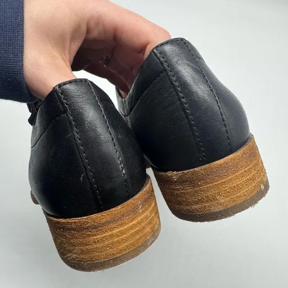 Kork-Ease Niseda Black Leather Shoes Size 6