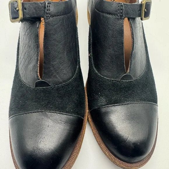 Kork-Ease Niseda Black Leather Shoes Size 6