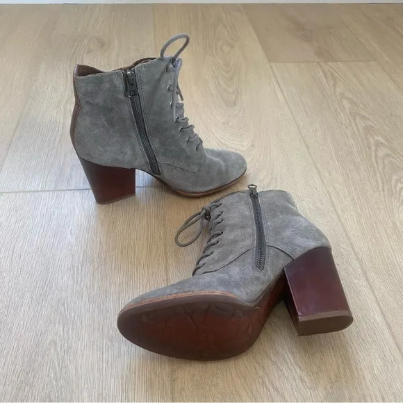 Kork- Ease Suede Lace Up Elfa Boots Size 7