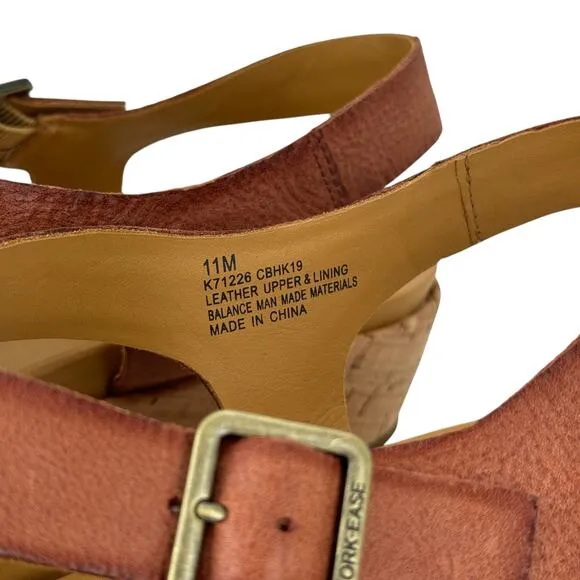 Kork Ease Women's Caroleigh Sandals 11 Wedge Comfort Chic Resort Summer Vacation