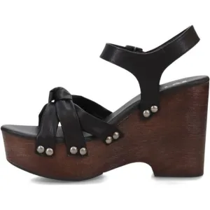 Korks Women's Black Dawson Platform Sandals Size: 9 M - NIB