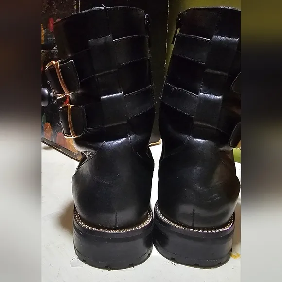Kurt Geiger Evil Eye Black leather boots size EU39
