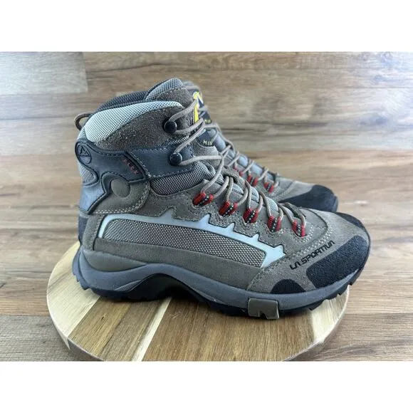 La Sportiva shoes Halite GTX Women SZ 7.5 Boots Hiking Tan Vibram Gore-T…