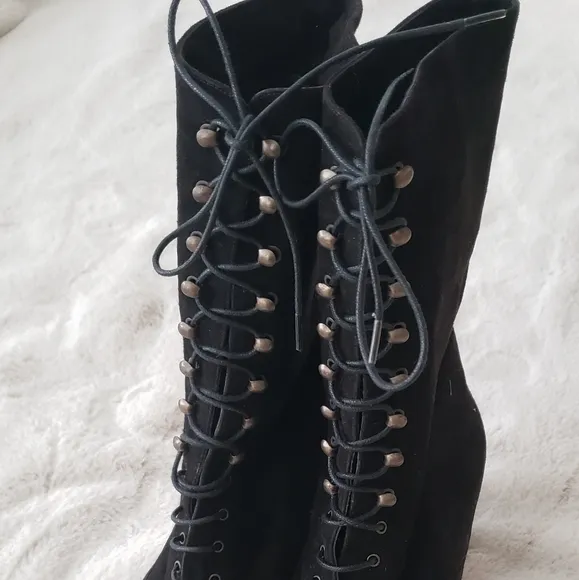 Lace up boots