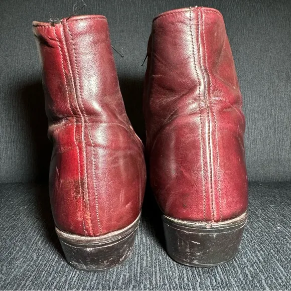 Laredo Fletcher Boots, Size 11.5D, Red-brown leather, Preowned