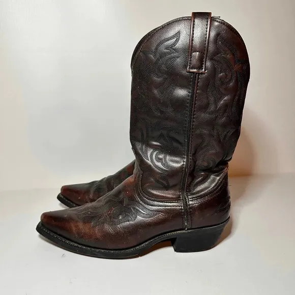 LAREDO Western ~ Cowboy Boots Men’s Size 8.5 D Leather Brown Style 6862
