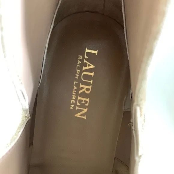 Lauren Ralph Lauren boots women’s 11 Prestyn suede tan booties