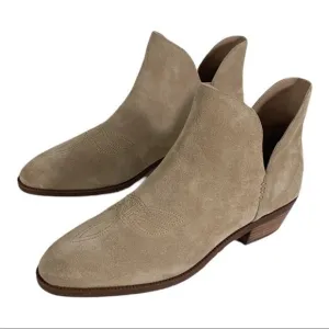 Lauren Ralph Lauren boots women’s 11 Prestyn suede tan booties