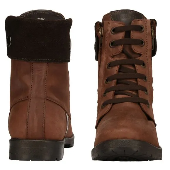 LIBERTYZENO Men's Brown  Lace-Up Casual Boots