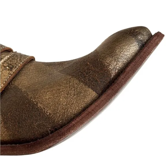 Like New Five Worlds by Cordani Leather Ankle Boots Size 9 1/2 Retail $268.00