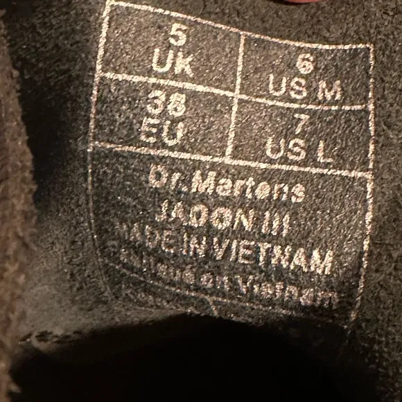 LIKE NEW UNISEX DR MARTENS JADON III WOMENS 7 MENS 6 ZIPPER PLATFORMS