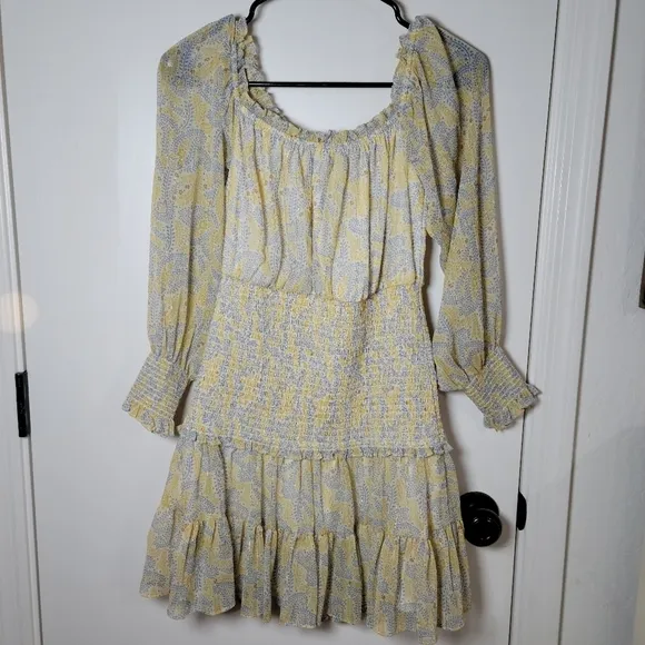 Likely Mini Indica Dress in Green Tea Multi | Elegant Dress | Size 6