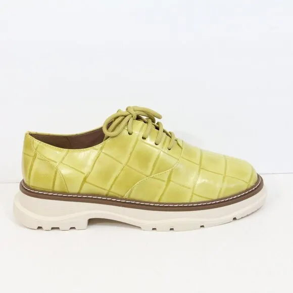 Linea Paolo Moira Lace Up Oxford sz 9 NEW Women Chunky Leather Shoes