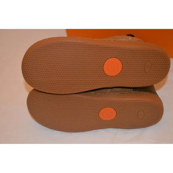 Livie and Luca Size 3 Youth Saddle Tan Suede Leather Boots Boys Girls Unisex