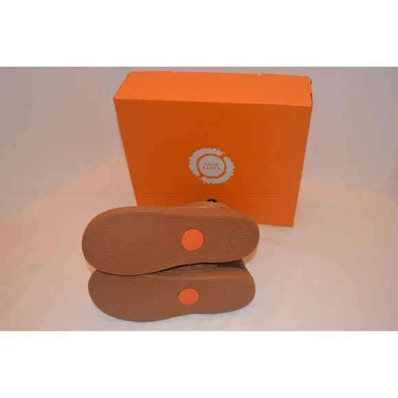 Livie and Luca Size 3 Youth Saddle Tan Suede Leather Boots Boys Girls Unisex