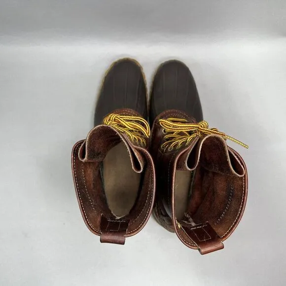 L.L. Bean Men's Size 11 Brown Leather Bean Boots