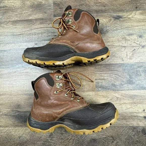 L.L.‎ Bean Storm Chasers Classic Waterproof Leather Boots Lace-Up Size 9 M