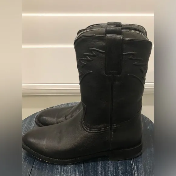 Los Altos Elk Leather Roper Boots