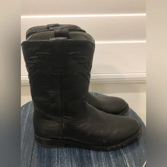Los Altos Elk Leather Roper Boots