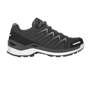 LOWA Women’s Innox Pro Gtx Lo Hiking Shoes, Gore-Tex, Black/White, size 8.5