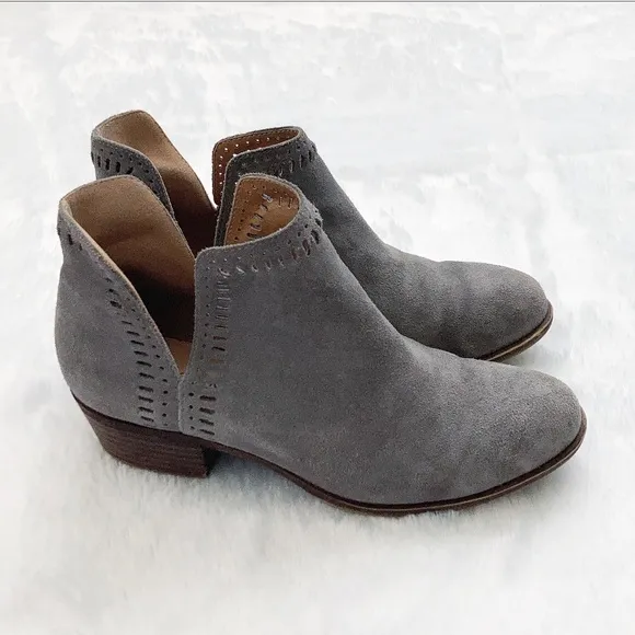Lucky Brand Bustina Suede Ankle Boots