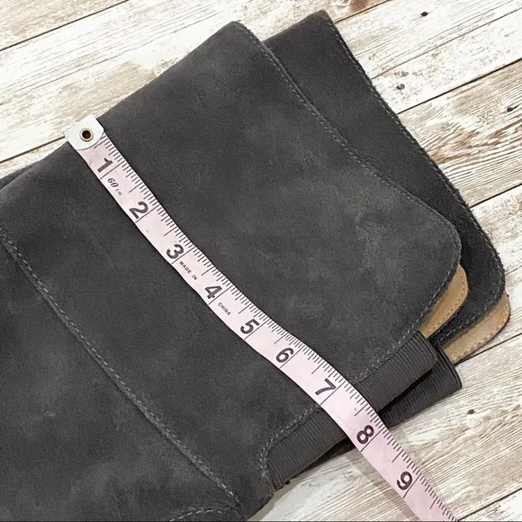 Lucky Brand Gray Suede Rayla Over the Knee OTK Boots 7.5