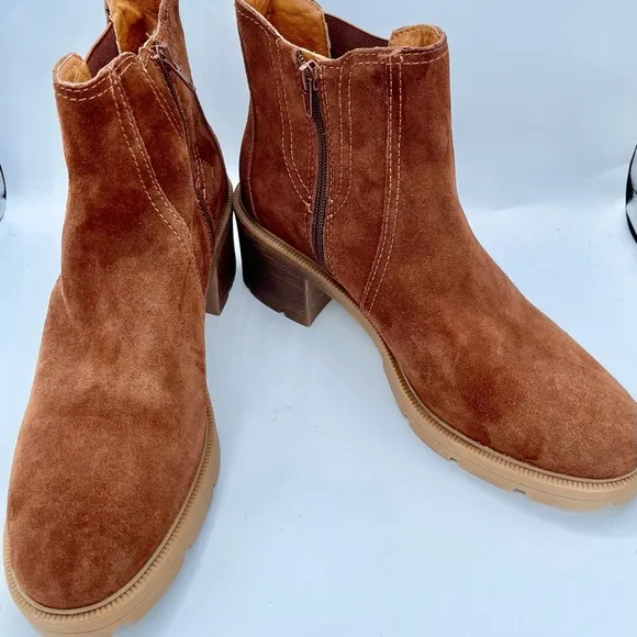 Lucky Brand Sodeti Ankle Boots Size 11