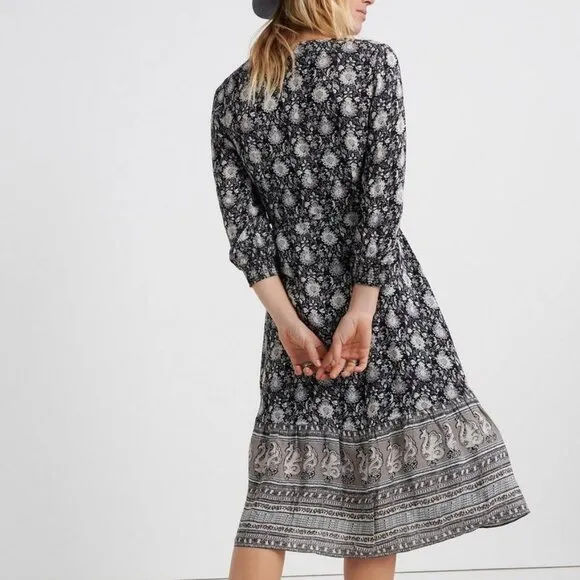 LUCKY BRAND - Wrap Dress - Boho Chic &amp; Flattering Fit | Midi