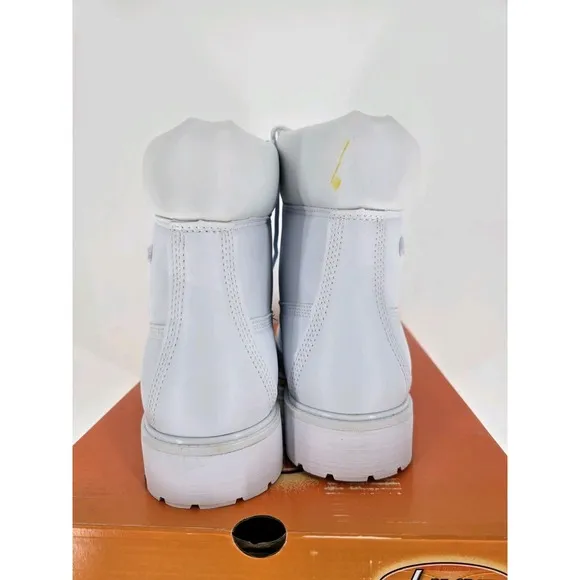 LUGZ CONVOY 6-INCH CASUAL BOOT ALL WHITE SZ 9.0 D ANKLE BOOTS Store Sample
