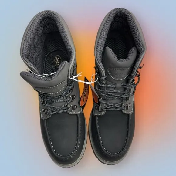 LUGZ Men's 10.5 Gray and Black Lace Up Boots