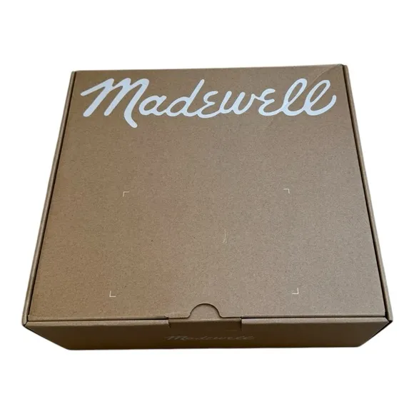 Madewell The Watkin Western Chelsea Ankle Boots 7 M Parchment NWT