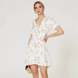 Maje Ramake Printed Dress
