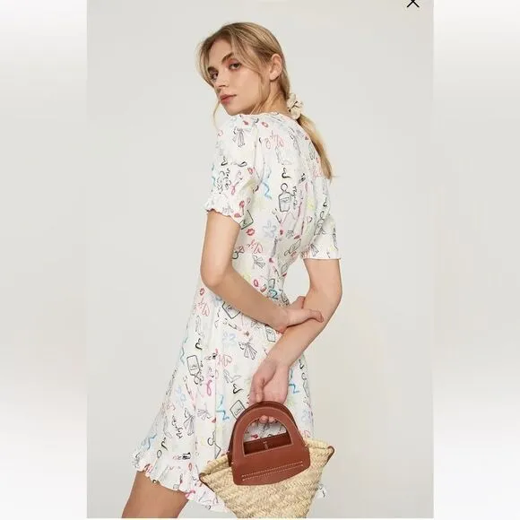 Maje Ramake Printed Dress