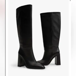 Mango Mer Leather Knee High Boots Size 9.5(40) NEW