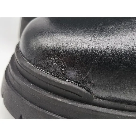Marc Fisher Adie 2 Combat Womens Black Boots Size 9.5M