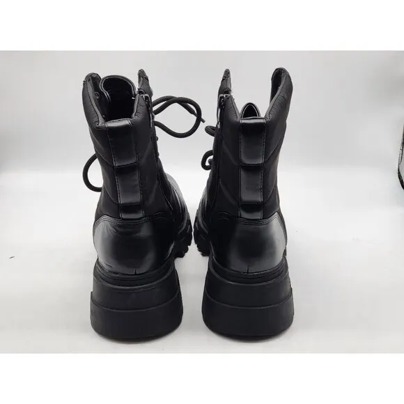 Marc Fisher Adie 2 Combat Womens Black Boots Size 9.5M