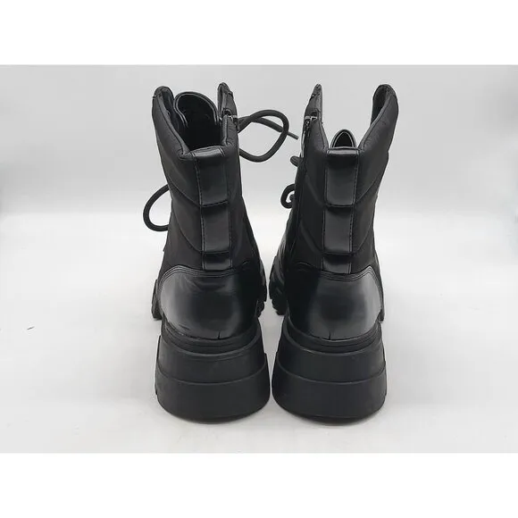 Marc Fisher Adie 2 Combat Womens Black Boots Size 9.5M