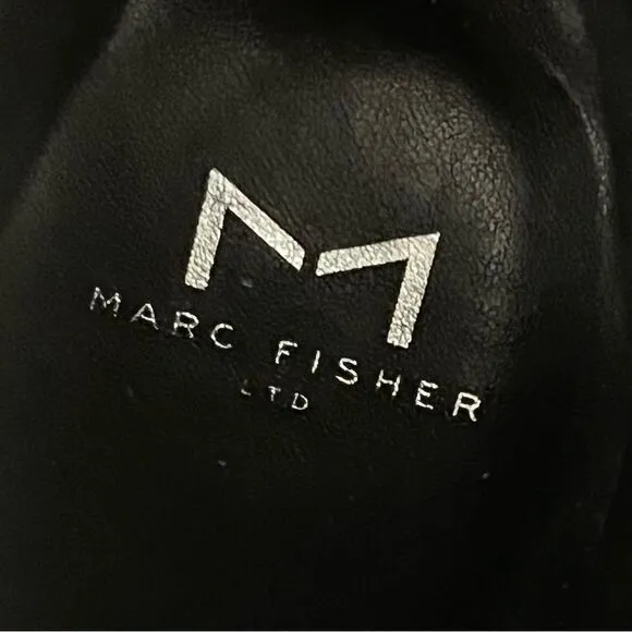 Marc Fisher Vanlisa Leather Lug Sole Pull On Chelsea Boots Size 11 NWOB