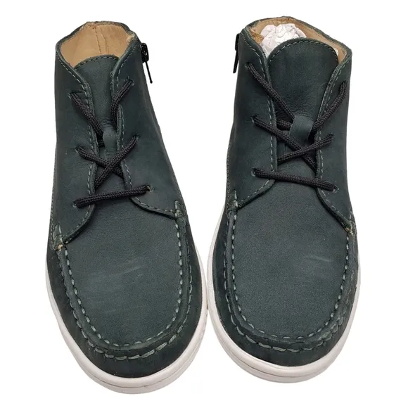 Marc Joseph | NIB West Houston Bootie Emerald Green Lace Up Leather Boots 2.5