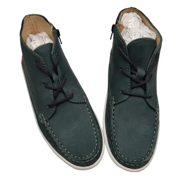 Marc Joseph | NIB West Houston Bootie Emerald Green Lace Up Leather Boots 2.5